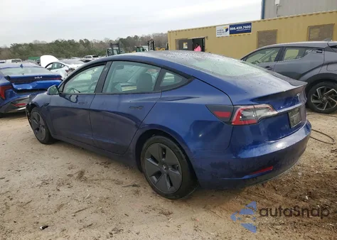 2022 Tesla Model 3 z USA, uszkodzony, nr VIN 5YJ3E1EA2NF189958